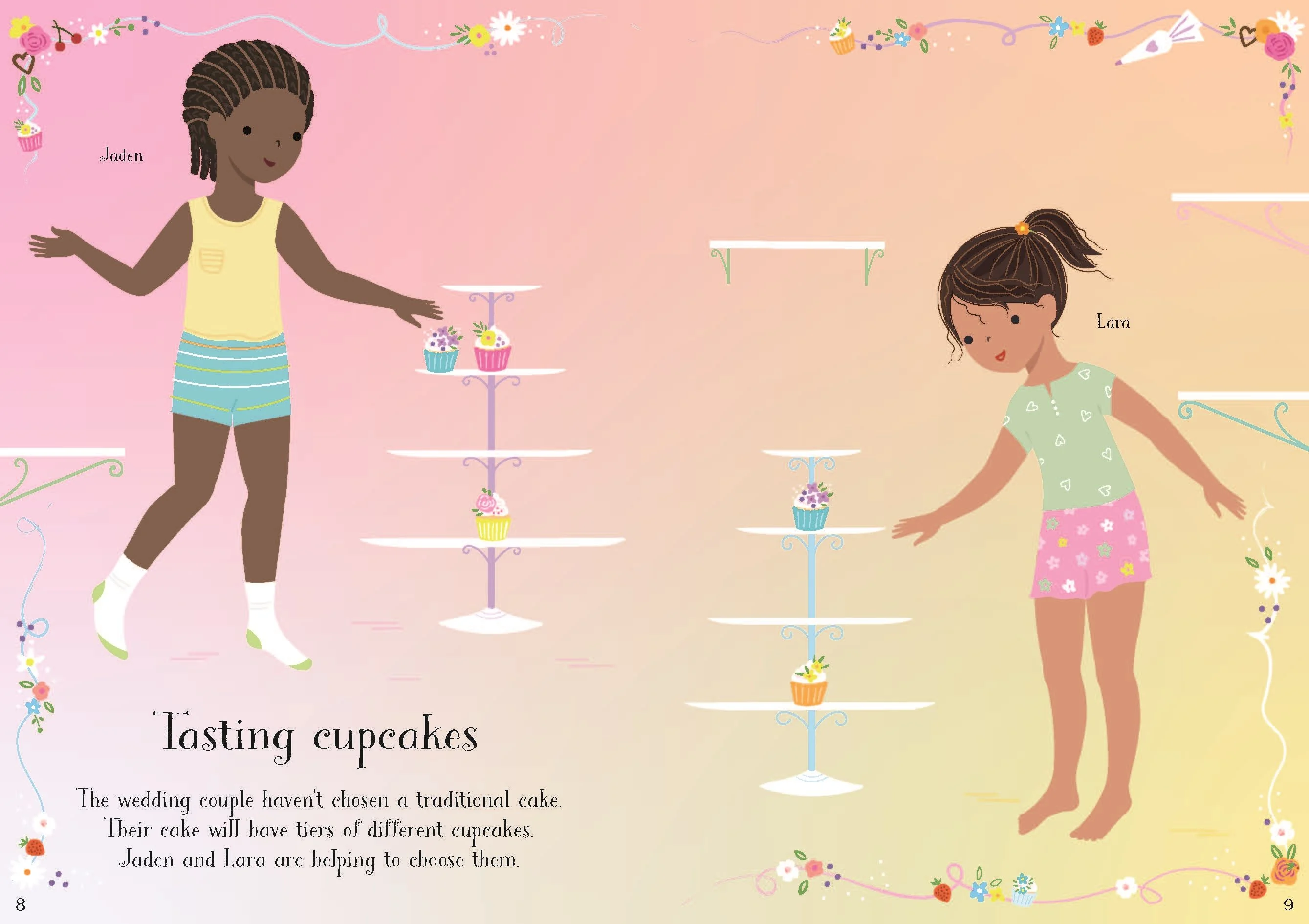9781805077015 Usborne Little Sticker Dolly Dressing Bridesmaids [4]