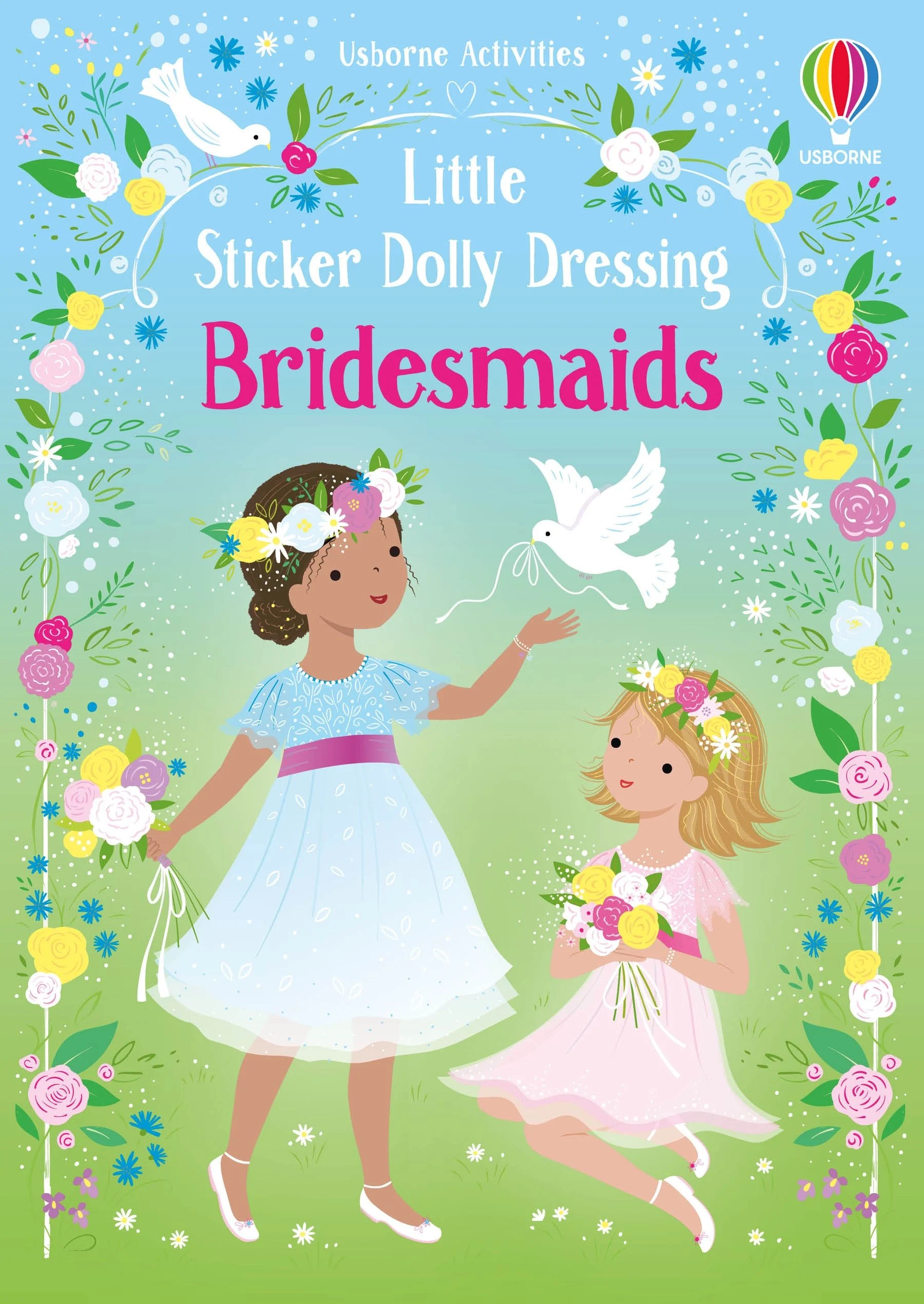 9781805077015 Usborne Little Sticker Dolly Dressing Bridesmaids [1]