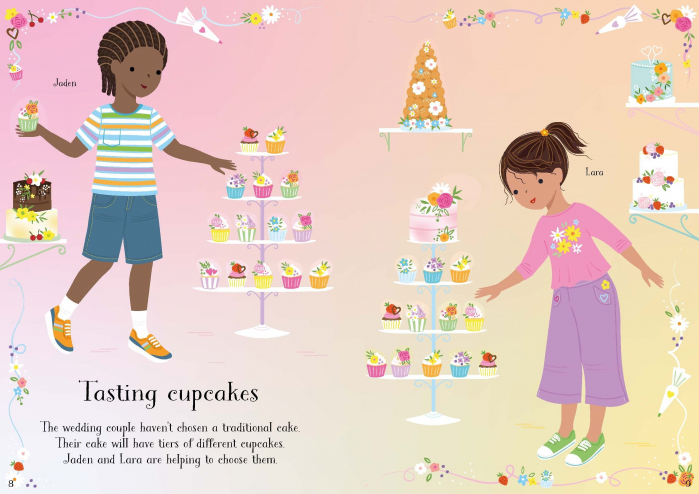 9781805077015 Usborne Little Sticker Dolly Dressing Bridesmaids [5]