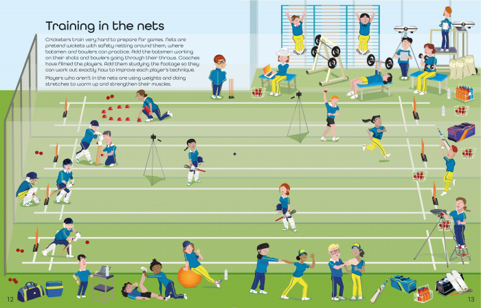 9781474921770 Usborne Cricket Sticker Book [5]