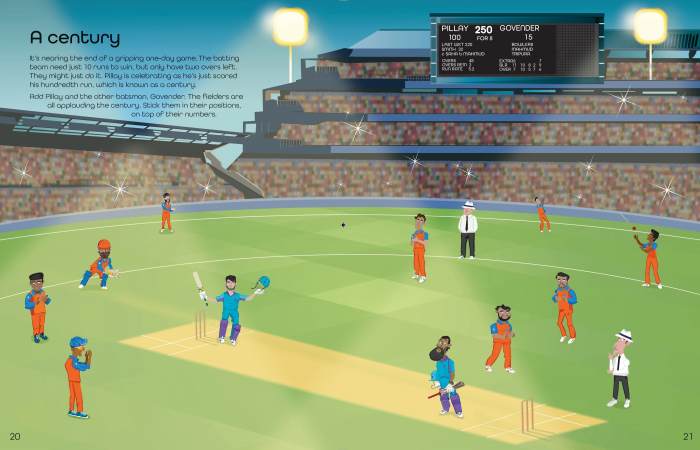 9781474921770 Usborne Cricket Sticker Book [8]