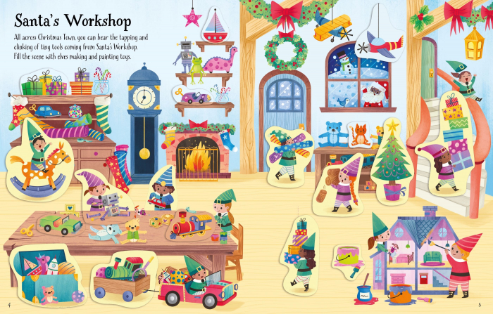 9781803701301 Usborne First Sticker Book Christmas [5]