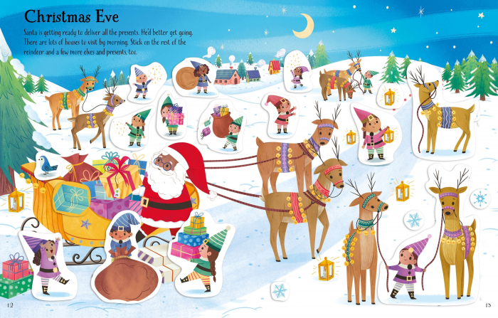9781803701301 Usborne First Sticker Book Christmas [7]
