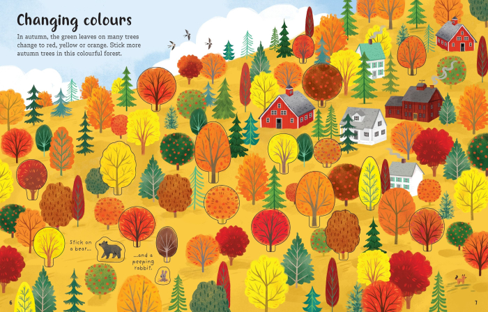 9781835409527 Usborne First Sticker Book Autumn [5]