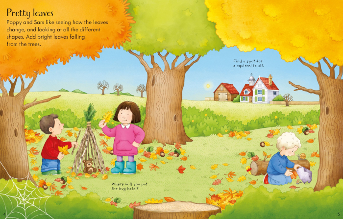 9781803701028 Usborne Poppy and Sam's Autumn Sticker Book [2]