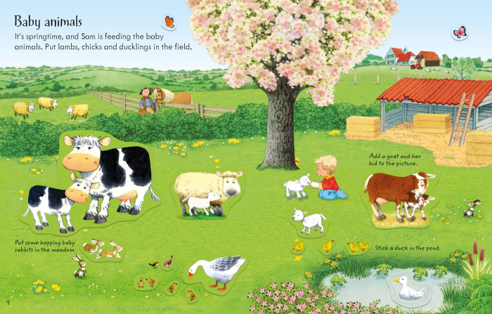 9781474952774 Usborne Poppy and Sam's Animals Sticker Book [6]