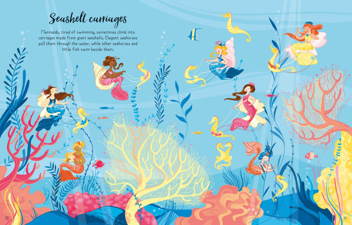 9781474956727 Usborne Mermaids Sticker Book [4]