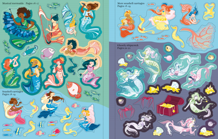 9781474956727 Usborne Mermaids Sticker Book [3]