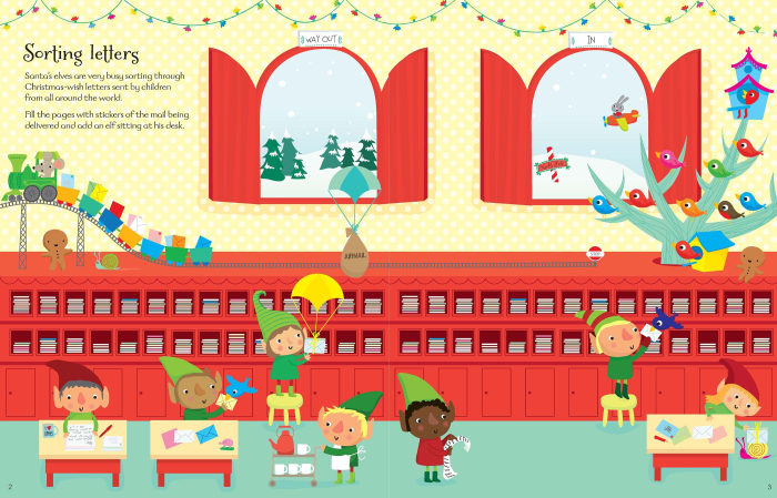 9781474942010 Santa's Elves Sticker Book [2]