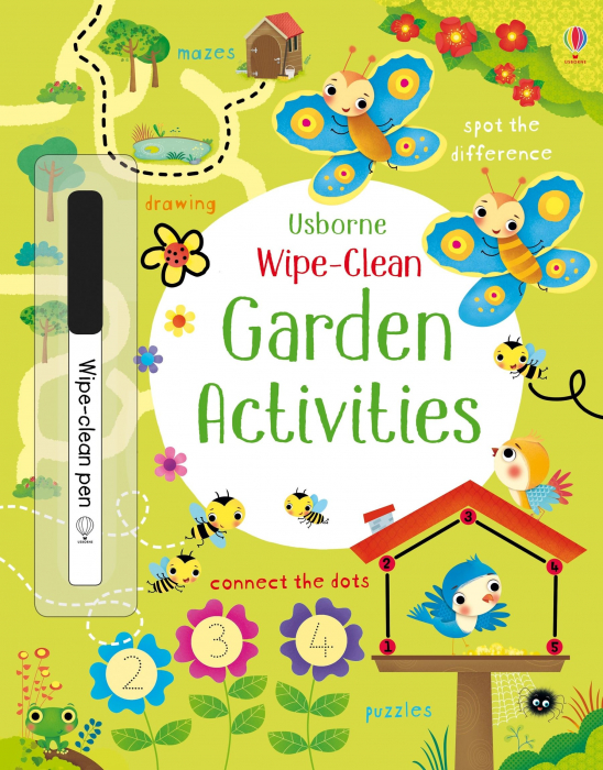9781474919005 Usborne Wipe-Clean Garden Activities [1]
