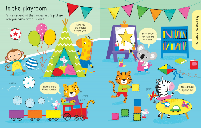 9781474986694 Usborne Early Years Wipe-Clean Ready for Writing [3]