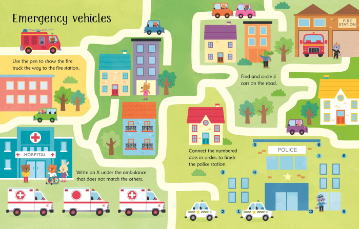 9781805316626 Usborne Wipe-Clean Things That Go Activities [3]