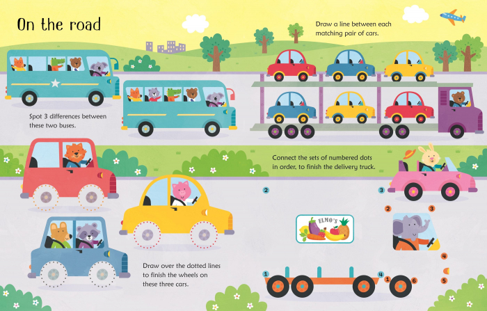9781805316626 Usborne Wipe-Clean Things That Go Activities [2]