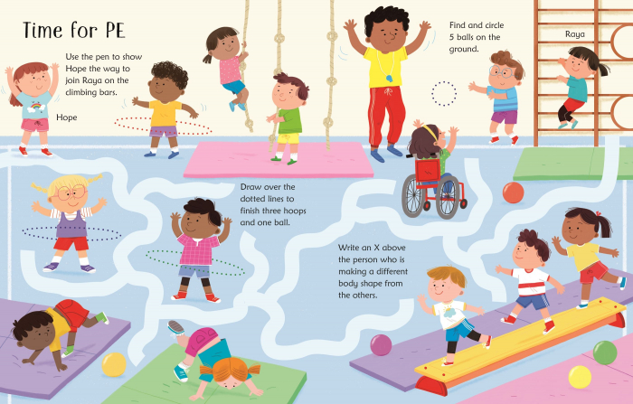 9781835403495 Usborne Wipe-Clean Starting School Activities [3]