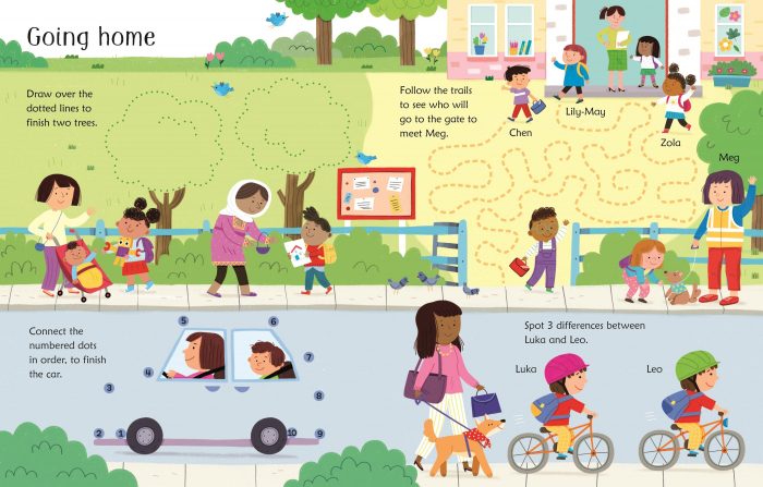 9781835403495 Usborne Wipe-Clean Starting School Activities [4]