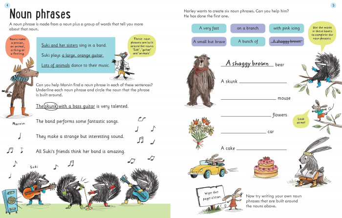 9781474951180 Usborne Wipe-clean Grammar & Punctuation 8-9 [4]