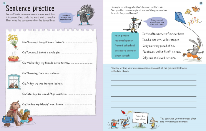 9781474951180 Usborne Wipe-clean Grammar & Punctuation 8-9 [3]