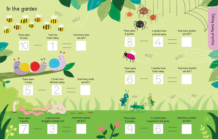 9781474986700 Usborne Early Years Wipe-Clean First Sums [3]