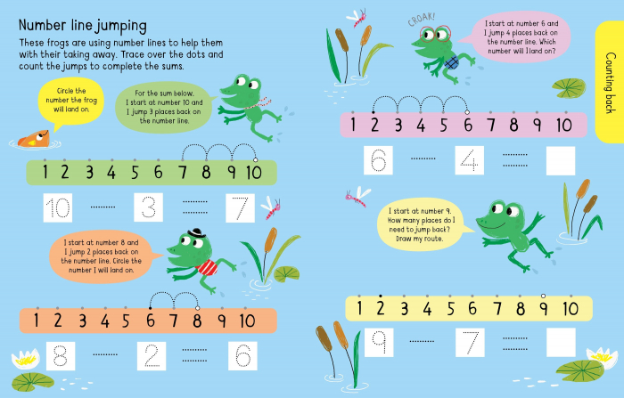9781474986700 Usborne Early Years Wipe-Clean First Sums [4]