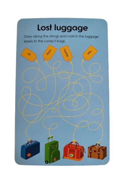 9780746099889 Usborne Wipe-clean cards: 50 things to do on a plane [11]