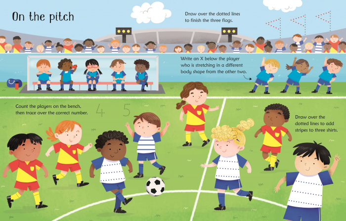 9781835408636 Usborne Wipe-Clean Football Activities [4]