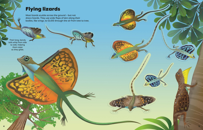 9781836042365 Usborne Shimmery Stickers Reptiles [3]