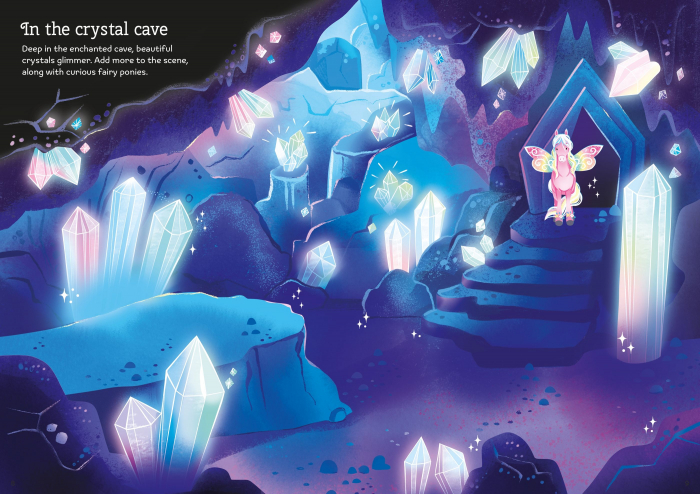 9781835409572 Usborne Sparkly Fairy Ponies Sticker Book [2]