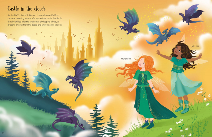 9781805072454 Usborne Sticker Dolly Dressing Magical Kingdom [6]