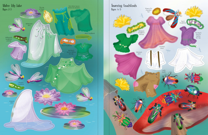 9781805072454 Usborne Sticker Dolly Dressing Magical Kingdom [4]