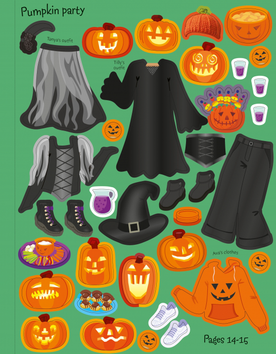 9781474986922 Usborne Sticker Dolly Dressing Halloween [6]