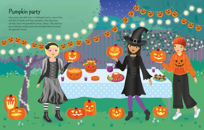9781474986922 Usborne Sticker Dolly Dressing Halloween [7]