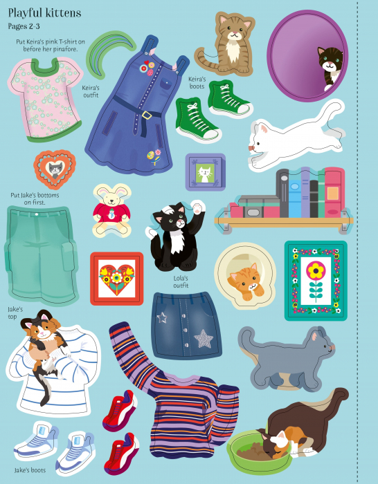 9781805316909 Usborne Sticker Dolly Dressing Pets [3]