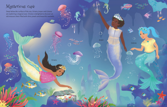 9781801314886 Usborne Sticker Dolly Dressing Mermaid Kingdom [7]