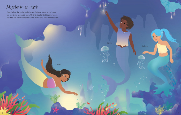9781801314886 Usborne Sticker Dolly Dressing Mermaid Kingdom [6]
