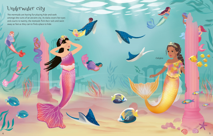 9781801314886 Usborne Sticker Dolly Dressing Mermaid Kingdom [3]