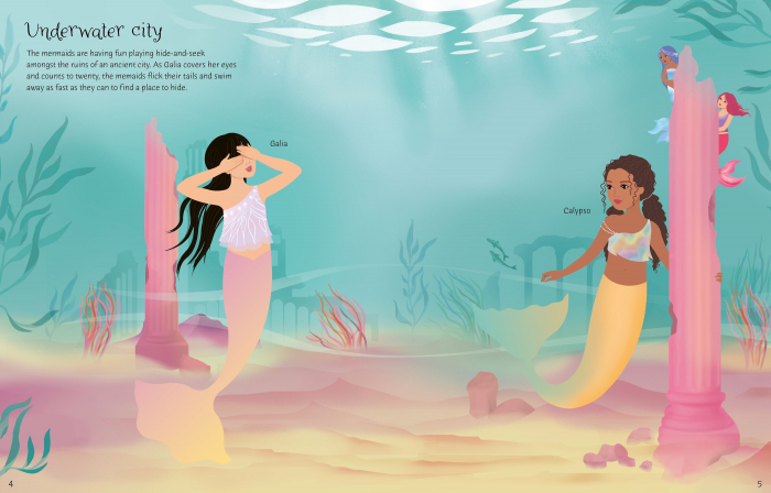 9781801314886 Usborne Sticker Dolly Dressing Mermaid Kingdom [2]