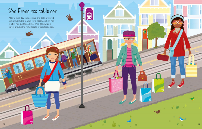 9781474980517 Usborne Sticker Dolly Dressing Travel [7]