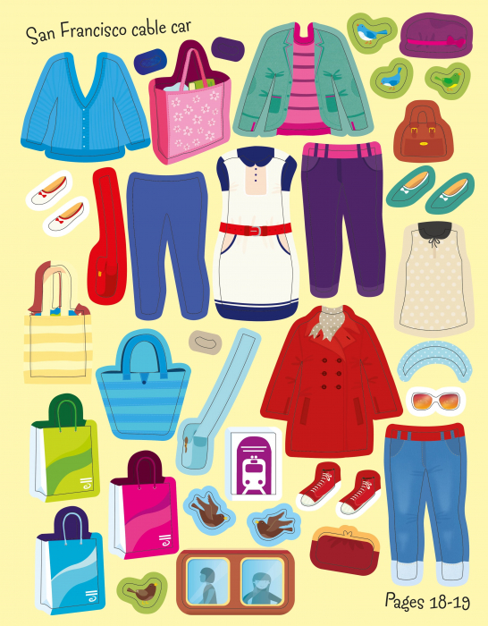 9781474980517 Usborne Sticker Dolly Dressing Travel [6]