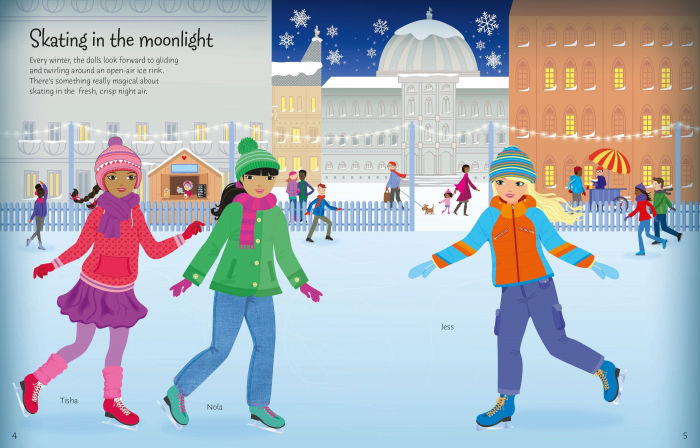 9781474999526 Usborne Sticker Dolly Dressing Winter Wonderland [3]