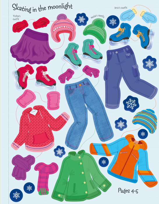 9781474999526 Usborne Sticker Dolly Dressing Winter Wonderland [4]