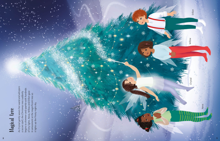 9781805072423 Usborne Sticker Dolly Dressing Christmas Fairies [6]