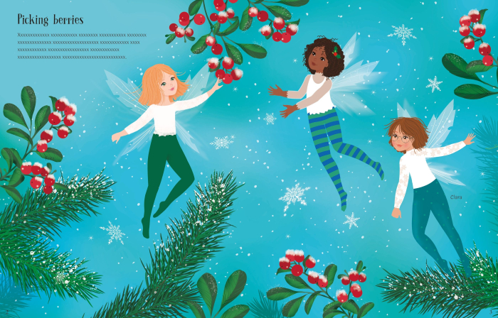 9781805072423 Usborne Sticker Dolly Dressing Christmas Fairies [2]
