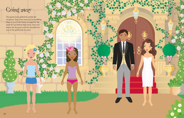 9781474973397 Usborne Sticker Dolly Dressing Weddings [4]