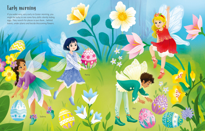 9781805072430 Usborne Sticker Dolly Dressing Easter Egg Hunt [3]