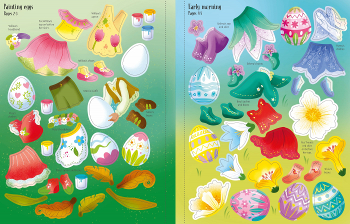9781805072430 Usborne Sticker Dolly Dressing Easter Egg Hunt [6]