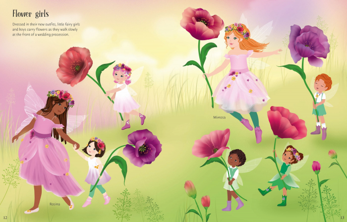 9781805316886 Usborne Sticker Dolly Dressing Fairy Weddings [3]