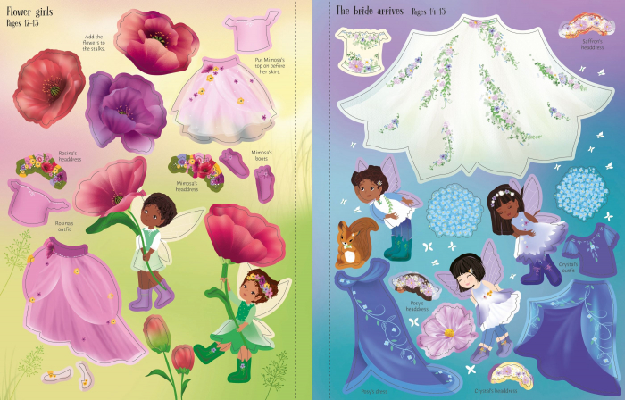 9781805316886 Usborne Sticker Dolly Dressing Fairy Weddings [6]