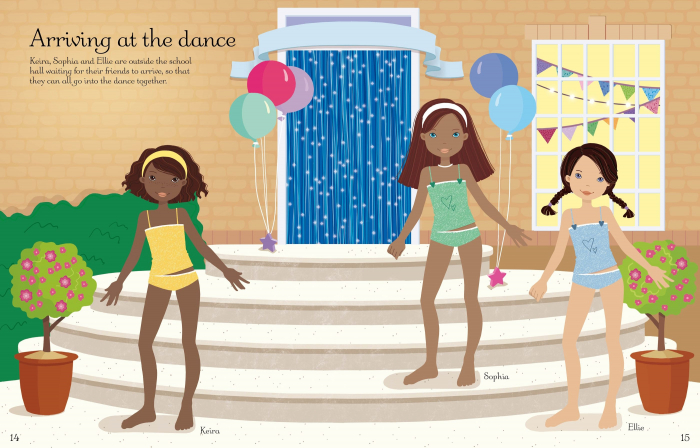 9781474990844 Usborne Sticker Dolly Dressing School Dance [4]