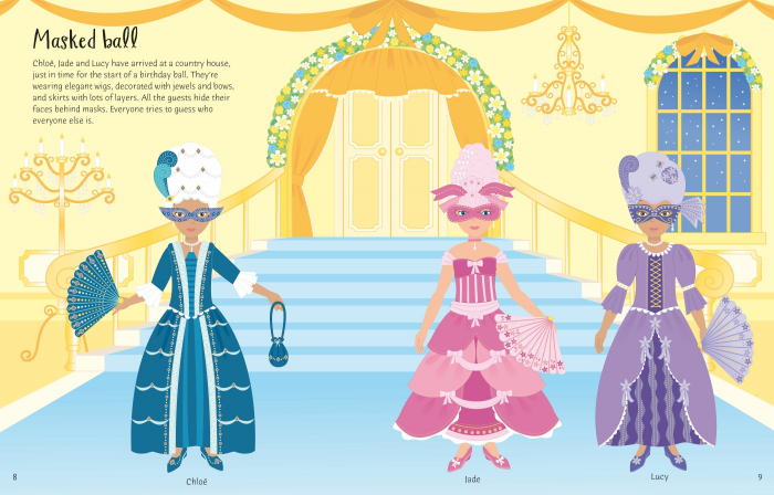 9781803707723 Usborne Sticker Dolly Dressing Fancy Dress [5]