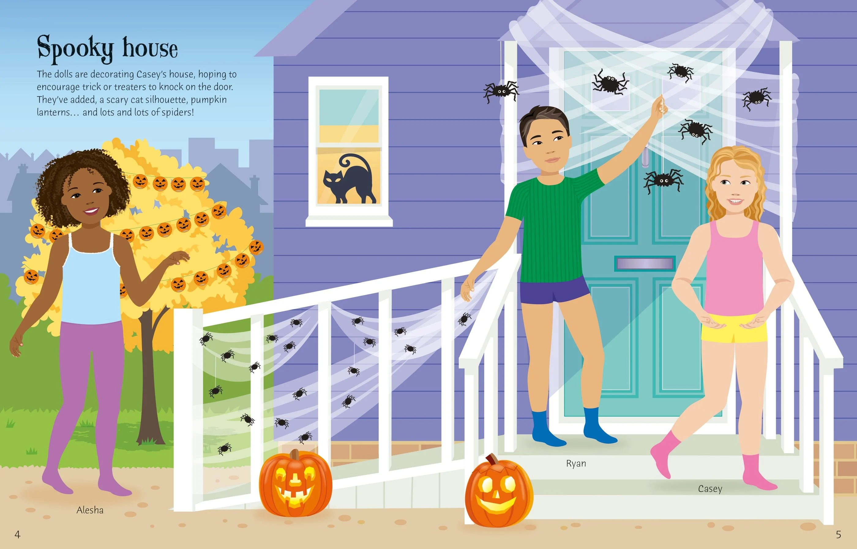9781803707754 Usborne Sticker Dolly Dressing Trick or Treat [5]